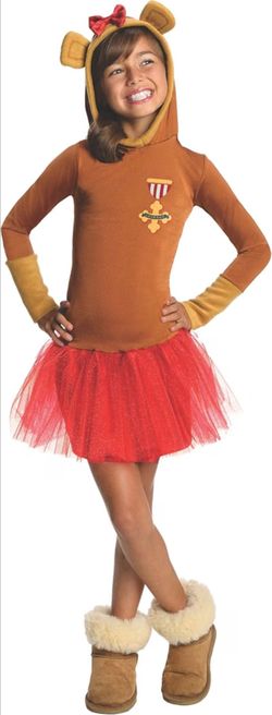 Rubies Girl's Wizard of Oz Cowardly Lion Hoodie Costume Dress, Large