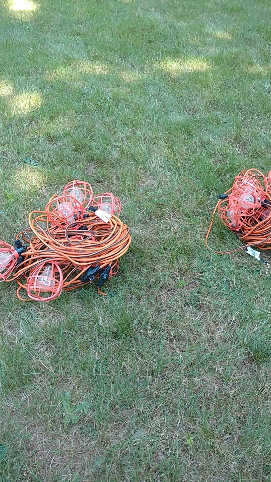 Temporary work lights