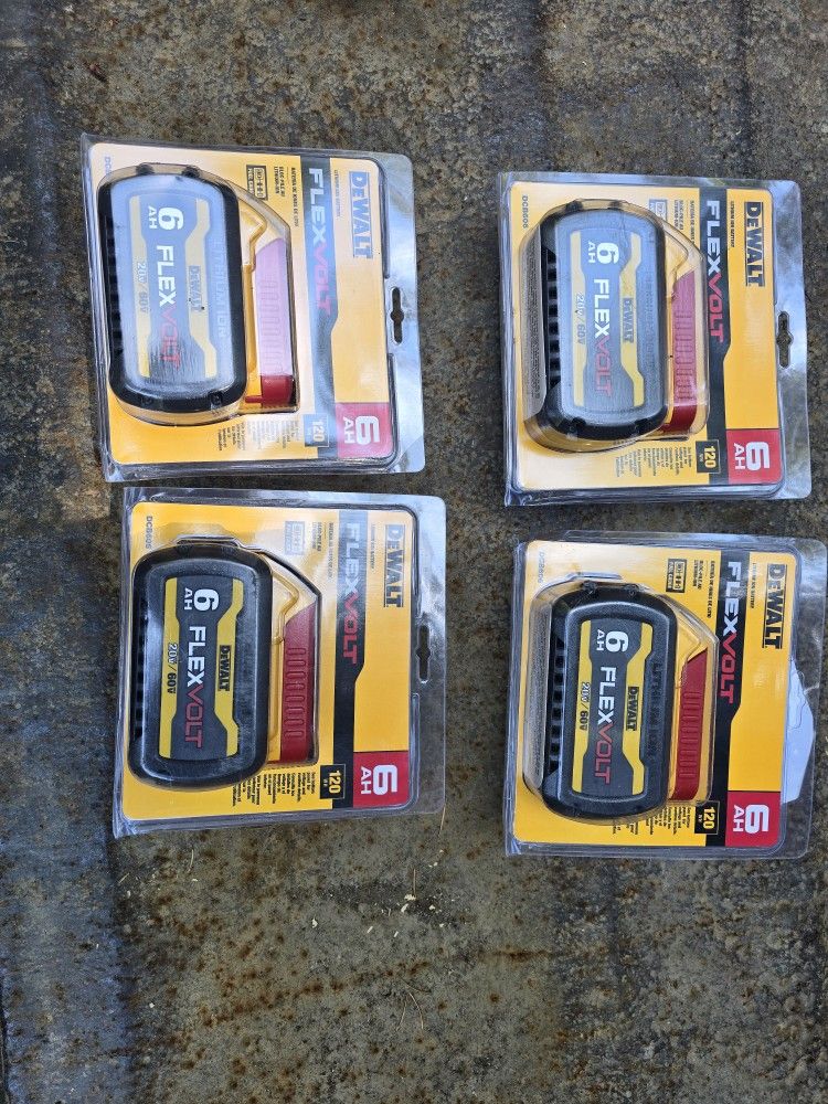 Dewalt Flexvolt 6ah Batteries