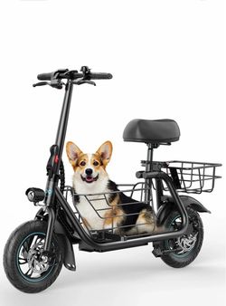 GYROOR CS1 ELECTRIC SCOOTER with STORAGE FOR PET & CARGO