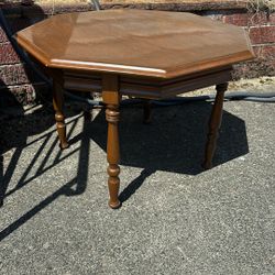 Wood End Table