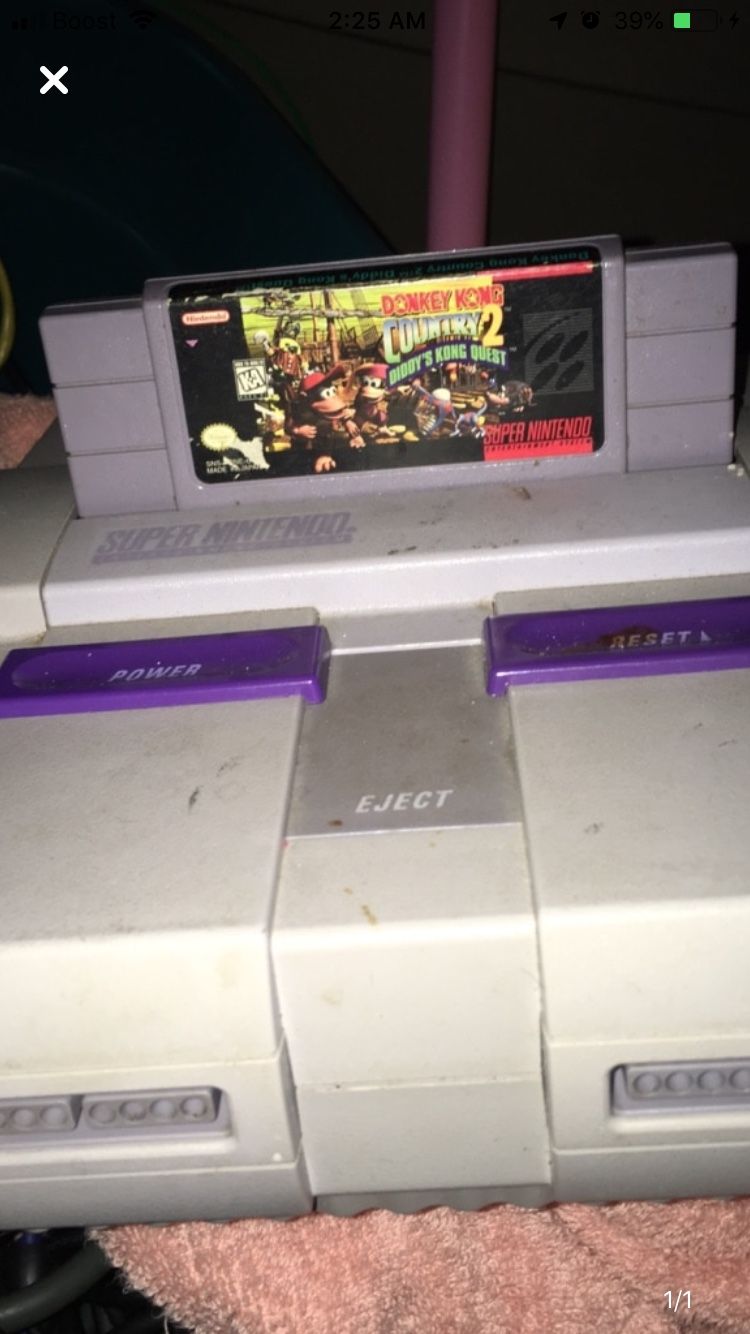 Super Nintendo and games