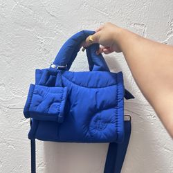 Thirty years Mini Drift Tote W/ Keychain - Blue 