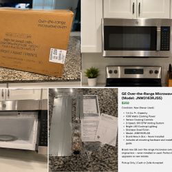 GE Stainless Steel Over-the-Range Microwave