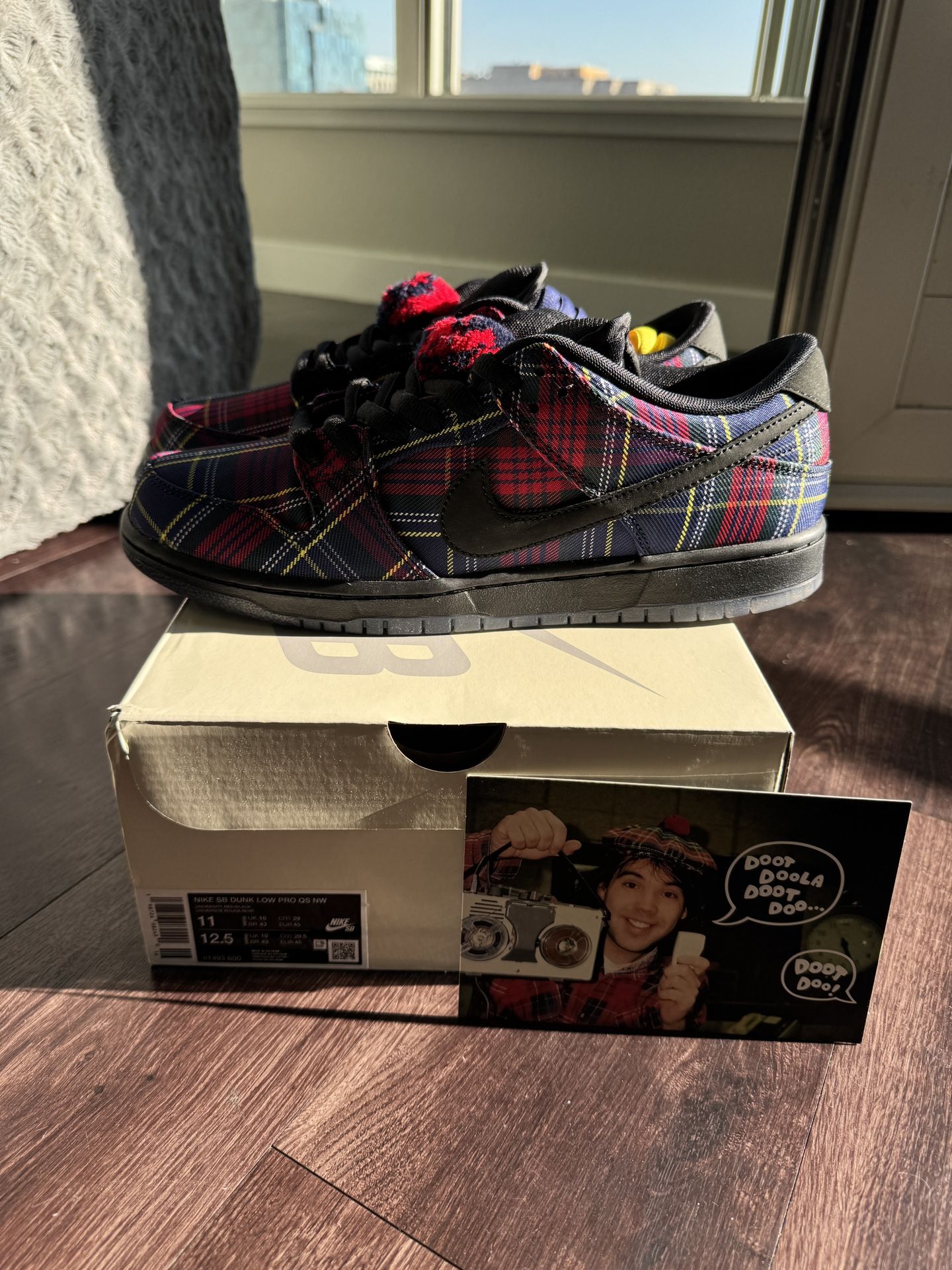 Nike SB Dunk Low Nardwuar ( Size 11 & 12 )