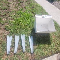 Utility Sink And Legs