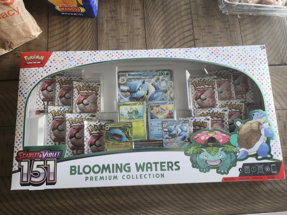 POKEMON 151 BLOOMING WATERS NEW