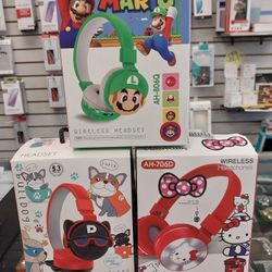 Tenemos estos Estilos de headset wireless Bluetooth para ninos y Estilos de Nina tambien