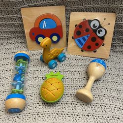 Wooden Toys Baby Set