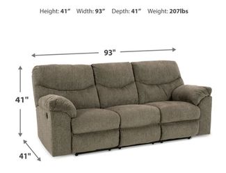 City Furniture 3 seat reclining sofa