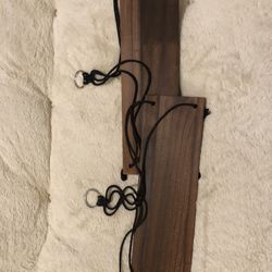 Rustic Wood Hanging Wooden Shelves