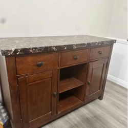 Dinning Table Refrigerator And Coffee Table 