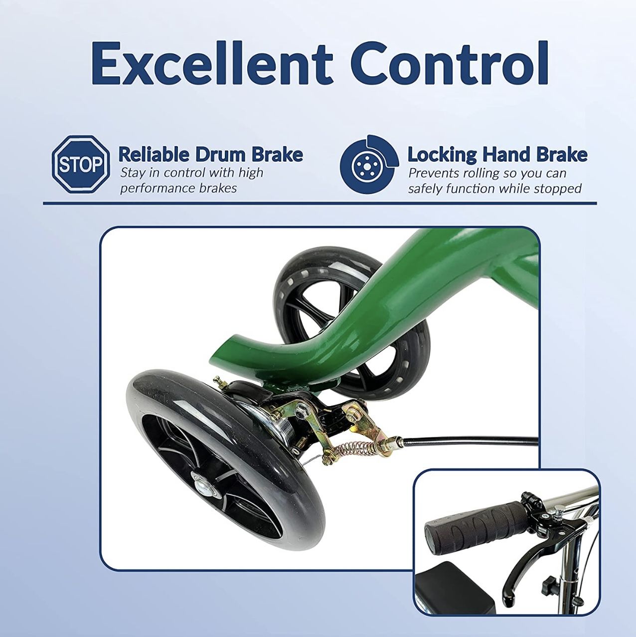 KneeRover Steerable Knee Scooter Knee Walker Crutches