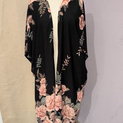 Fashion Nova Summer Floral Lounge Shawl