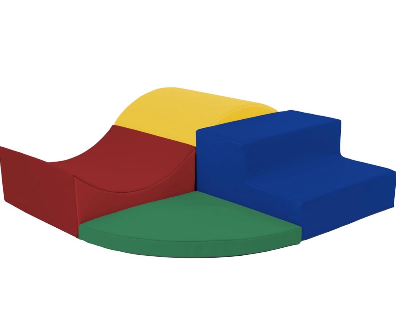 Brand New In The Box- FDP SoftScape Curvy Corner Climber, Indoor Active Play Structure for Toddlers and Kids, Safe Soft Foam for Crawling and Sliding,