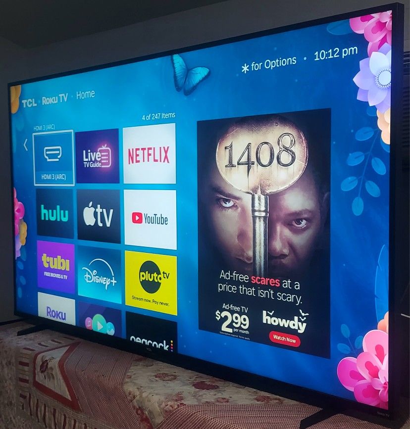 🛑SMART TV TCL 75" 4K ROKU LED HDR DOLBY VISION FULL UHD 2160p 🛑( NEGOTIABLE ) 🛑FREE DELIVERY 🛑
