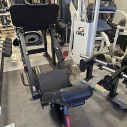 Nautilus Angled Leg Press Plate Loaded Commercial Gym Equipment Machine 