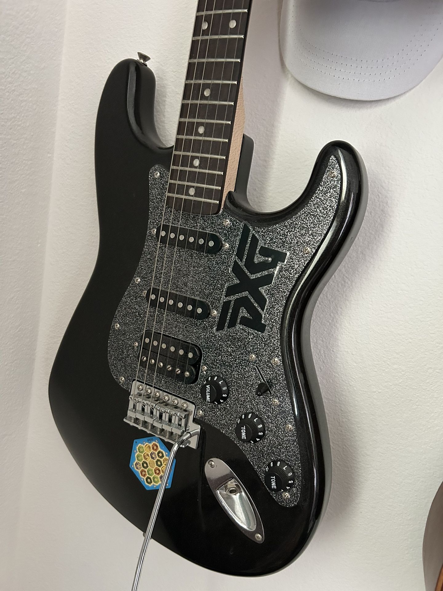 Metallic Black Fender Squier Affinity Series HSS Stratocaster - MINT Condition