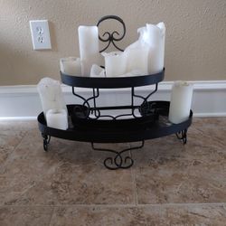 Two Tier Candle Holder