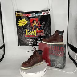 WOLVERINE MEN'S TRADE WEDGE 6" MOC-TOE WORK BOOT