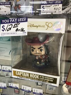 Funky pop Captain Hook figurine