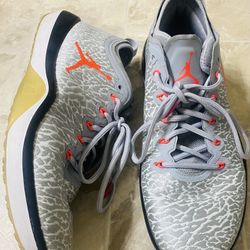 Men's Air Jordan Silver Gray Sneakers - Size 12