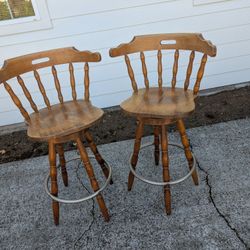 Vintage Swivel Stools 