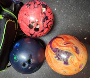 Bowling balls and bags
