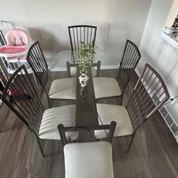 Glass table And Chairs