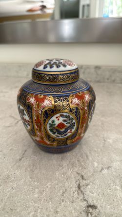 Gold Imari Jar