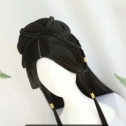 Elegant Chinese Hanfu-Inspired Long Straight Wig