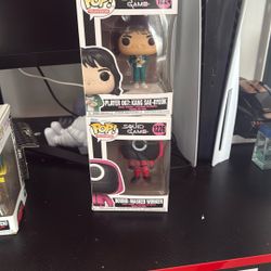 squid games funko pops