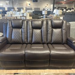 Leather Sofa/Loveseat