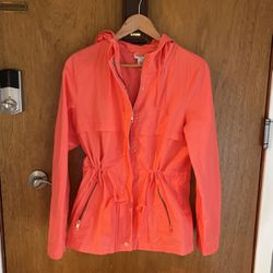 Coral Cotton, Lightweight Jacket, Size Medium