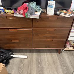 6 Drawer Mid Century Modern Dresser