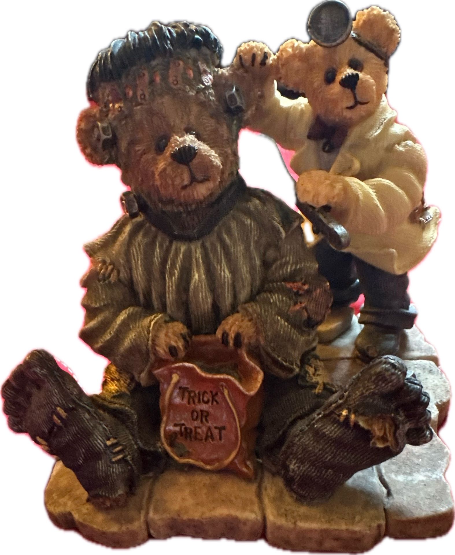 Boyds Bears Frankie & Igor...Minor Adjustments- Bearstone #81007