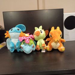 Pokemon plushies (description for price)
