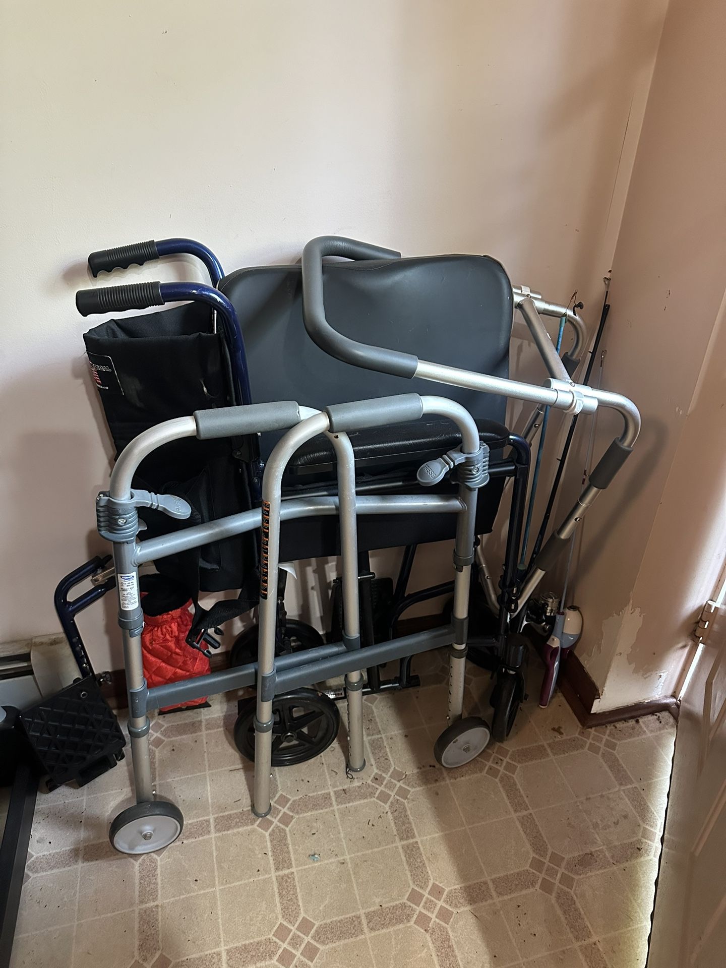 Wheelchair, Walker, Bed Assist Rail