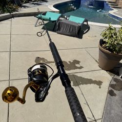 Penn slammer 8500 high speed Penn carnage 3 6’ 50-100lb