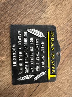 Indian Prayer Trivet Wall Decor 5”x4”