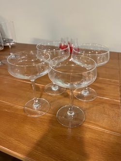 Set of 4 Schott Zwiesel Champagne Coupe Glasses