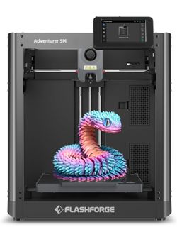 FLASHFORGE Adventurer 5M 3D Printer with Fully Auto Leveling, Max 600mm/s High Speed Printing, 280°C Direct Extruder with 3S Detachable Nozzle, CoreXY