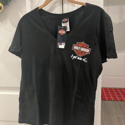 Harley Davidson Woman’s V Neck Brand New With tags All Sizes