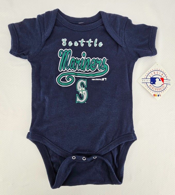 Seattle Mariners Baby Boy One-Piece 6/9M, 12M, 18M
