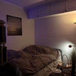 IKEA SLATTUM Full Bed Frame + King Koil Everest Hybrid Mattress (was $2000)