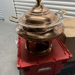 Indian Copper Chafing Dish
