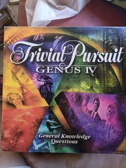 Complete set of Trivial Pursuit Genus IV with cards and pieces