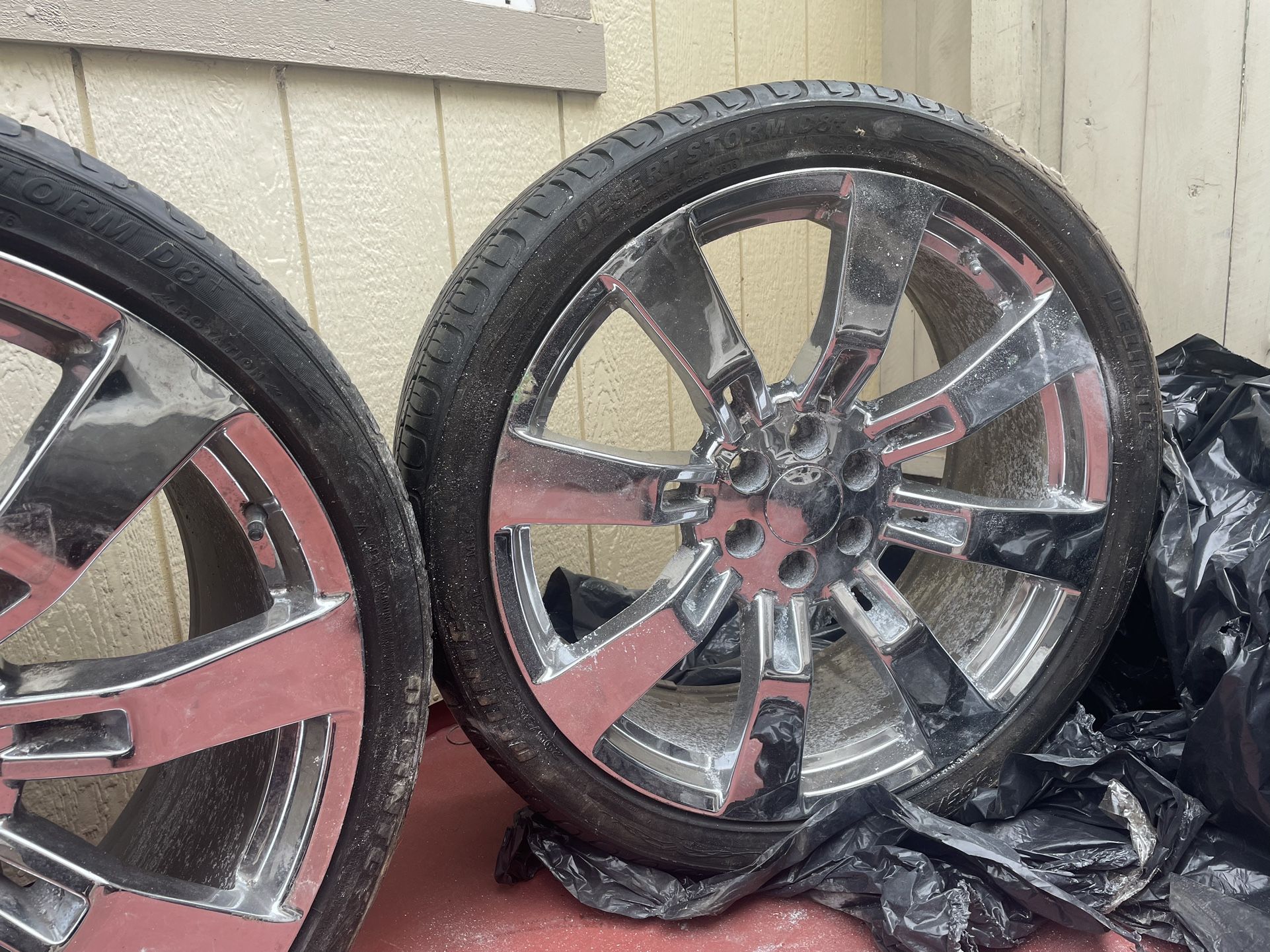 24” Chrome Wheels