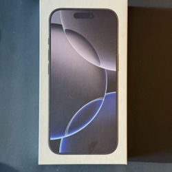 Apple iPhone 16 Pro Black 256gb Tmobile Metro PCs Sprint Brand New Sealed 