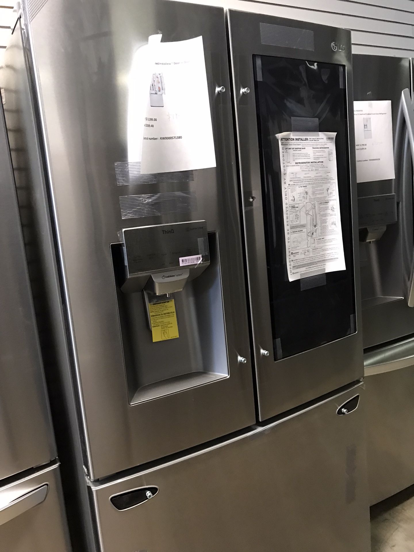 LG 26 cu.ft. Refrigerator on Sale Model#LFX26596S Smart Wi-Fi InstaView Door-in-Door